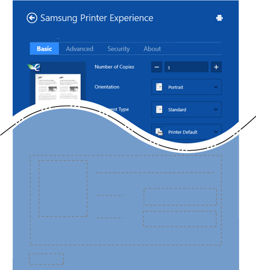 Using Samsung Printer Experience
